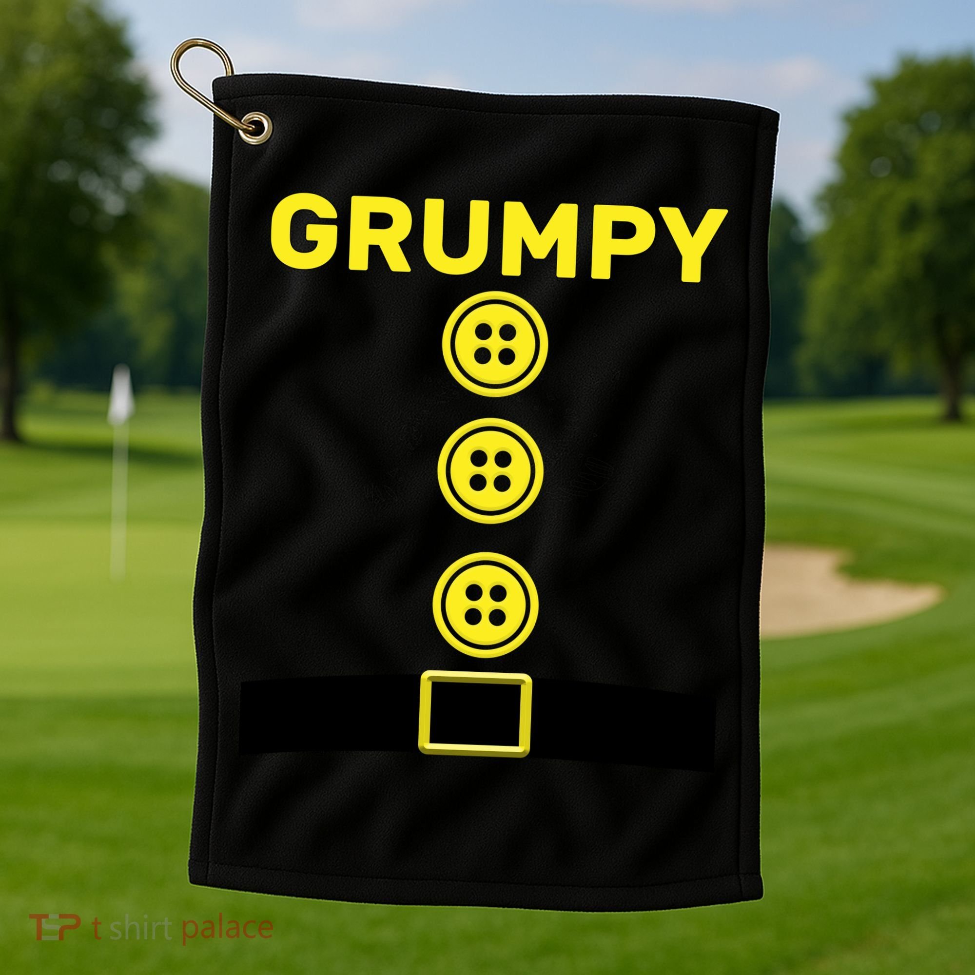 Grumpy Dwarf Halloween Costume  Golf Towel