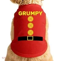 Grumpy Dwarf Halloween Costume  Doggie Tank thumb 0