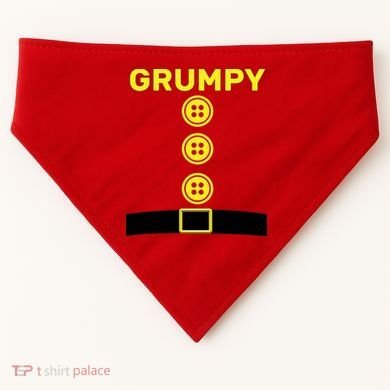 Grumpy Dwarf Halloween Costume  USA-Made Doggie Bandana
