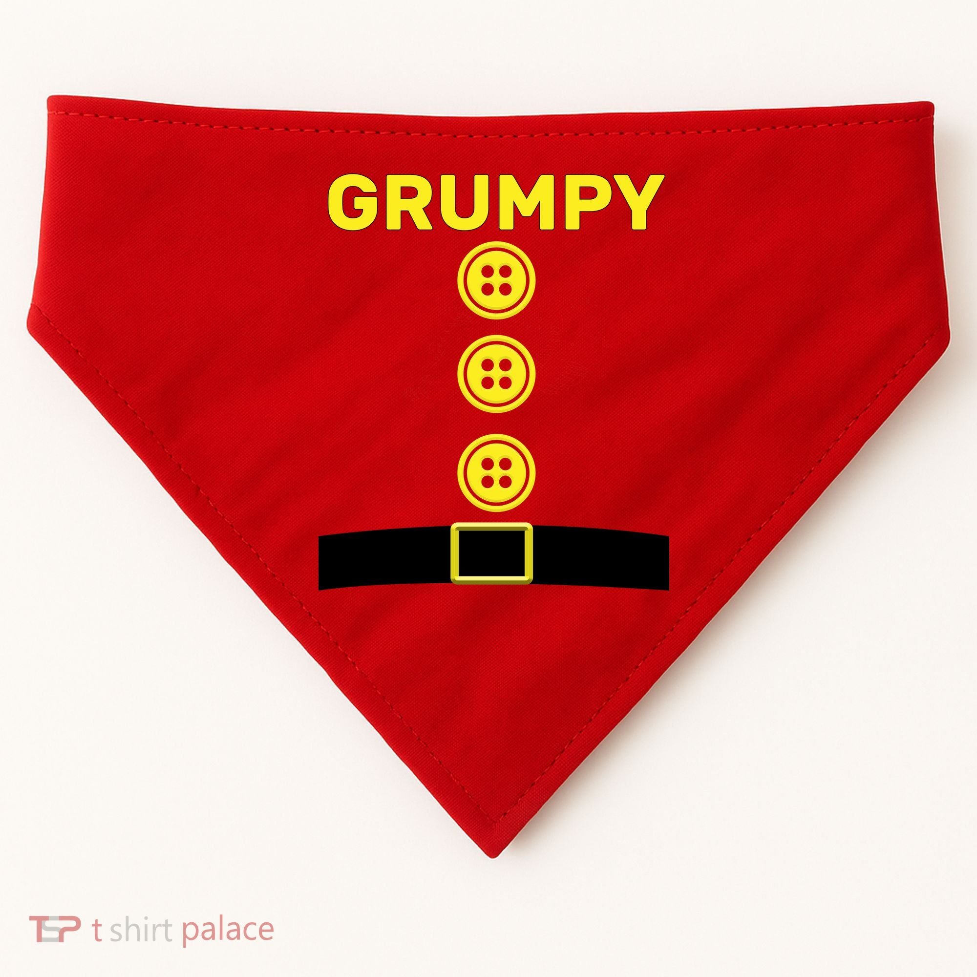 Grumpy Dwarf Halloween Costume  USA-Made Doggie Bandana