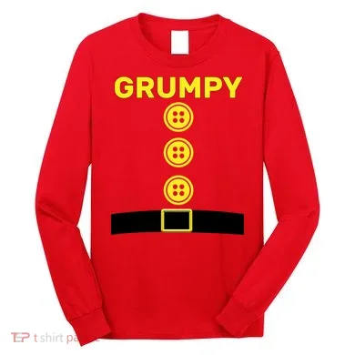 Grumpy Dwarf Halloween Costume Long Sleeve Shirt