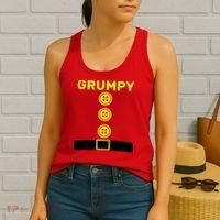 Grumpy Dwarf Halloween Costume  Women's Tank Top thumb 2