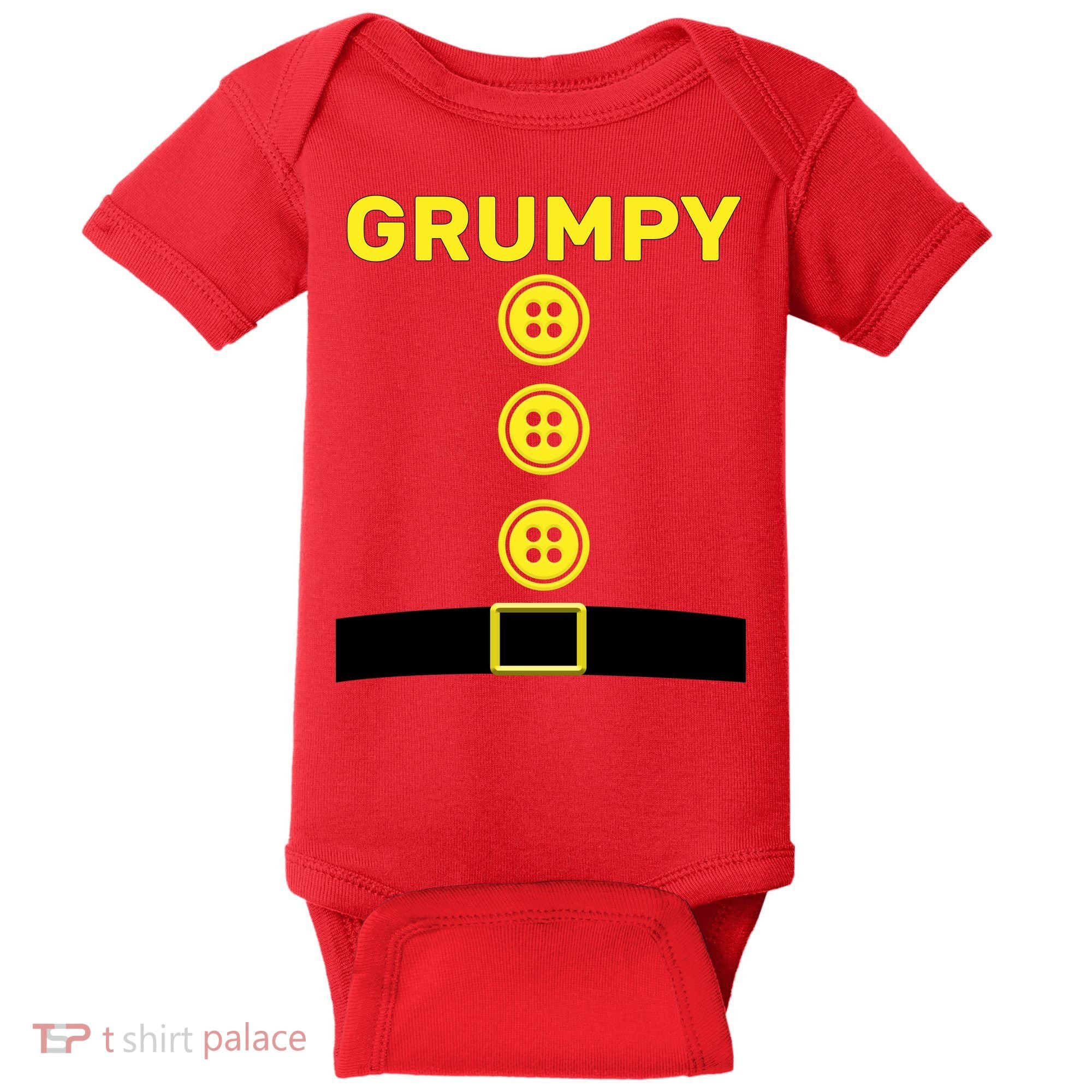 Grumpy Dwarf Halloween Costume  Baby Bodysuit