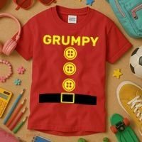 Grumpy Dwarf Halloween Costume  Kids T-Shirt thumb 3