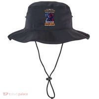 Grumpy Old Man Too Old To Fight Run I'll Just Shoot You Bucket Hat thumb 0