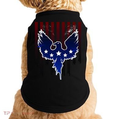Grunge American Eagle USA Flag Doggie Tank