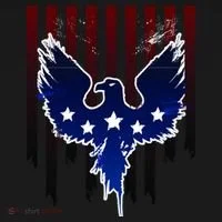 Grunge American Eagle USA Flag Doggie Tank thumb 4