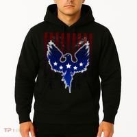 Grunge American Eagle USA Flag Hoodie thumb 2