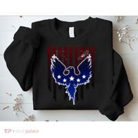 Grunge American Eagle USA Flag Sweatshirt thumb 2