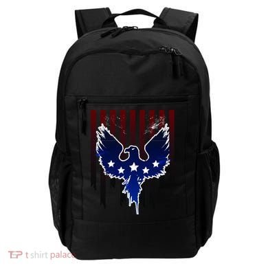 Grunge American Eagle USA Flag Backpack