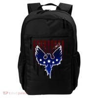 Grunge American Eagle USA Flag Backpack thumb 0
