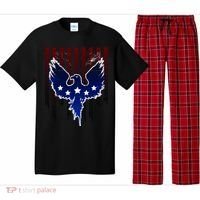 Grunge American Eagle USA Flag Pajama Set thumb 0