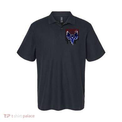 Grunge American Eagle USA Flag Polo