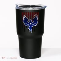 Grunge American Eagle USA Flag Tumbler thumb 0