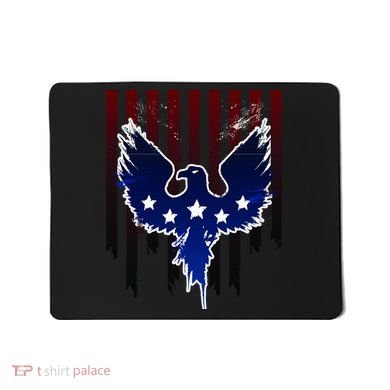 Grunge American Eagle USA Flag Mousepad