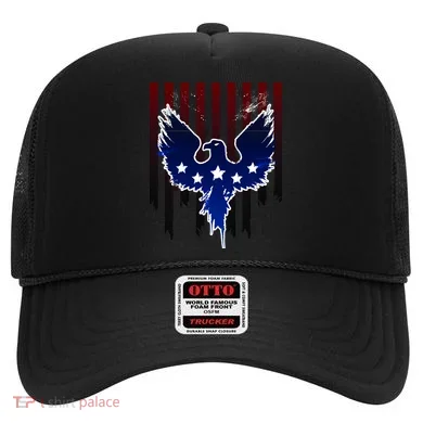 Grunge American Eagle USA Flag Hat