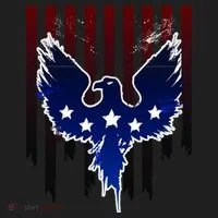 Grunge American Eagle USA Flag Golf Towel thumb 3