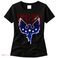 Grunge American Eagle USA Flag Women's T-Shirt thumb 0