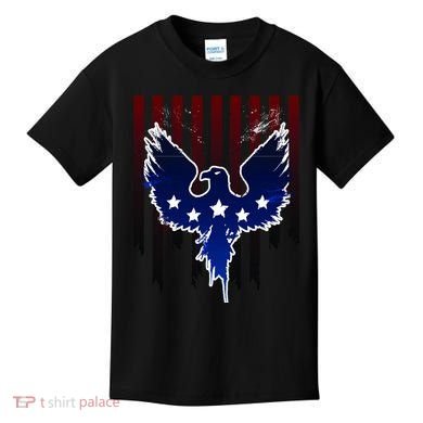 Grunge American Eagle USA Flag Kids T-Shirt