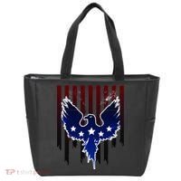 Grunge American Eagle USA Flag Tote Bag thumb 0