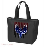 Grunge American Eagle USA Flag Tote Bag thumb 3