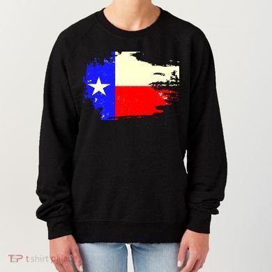 Grunge Texas Flag Women's Sweatshirt