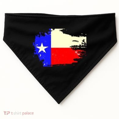 Grunge Texas Flag USA-Made Doggie Bandana