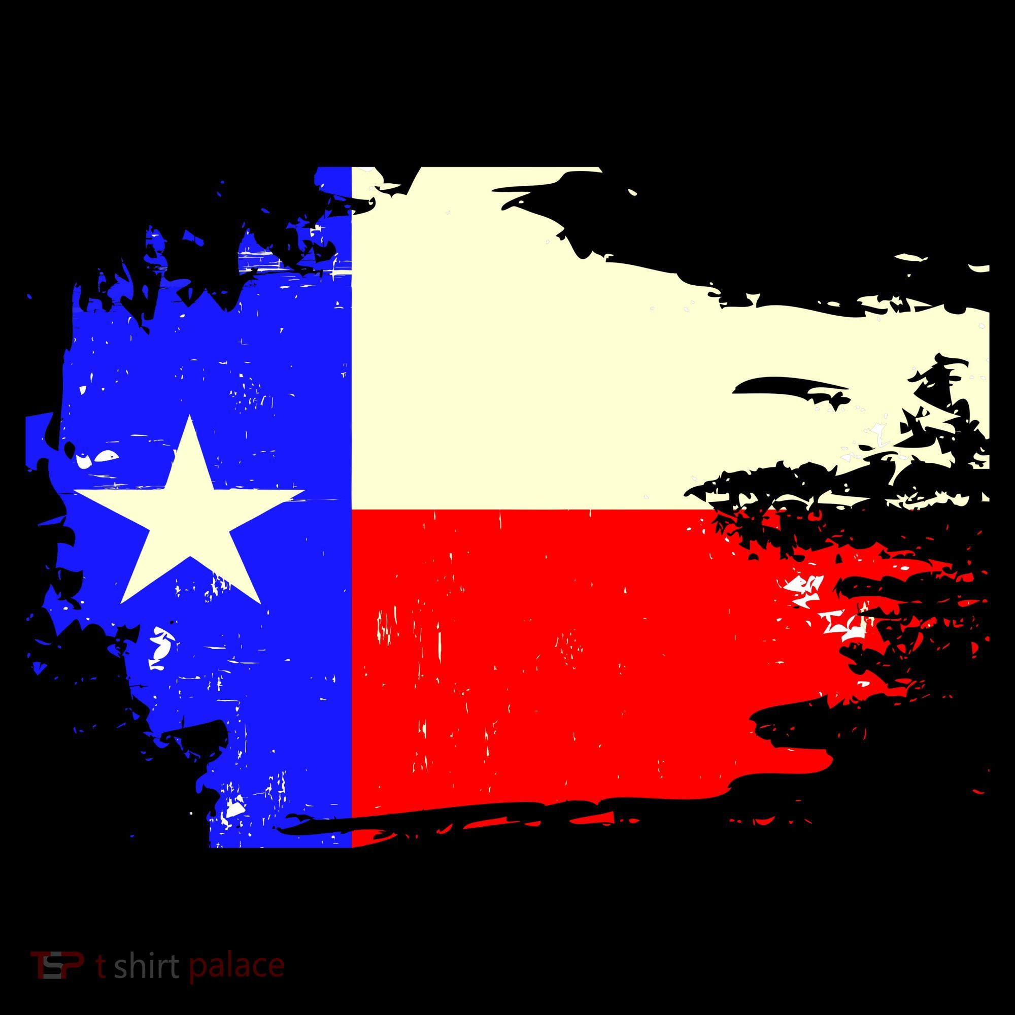 Grunge Texas Flag Hoodie