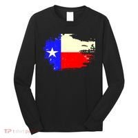 Grunge Texas Flag Long Sleeve Shirt thumb 0