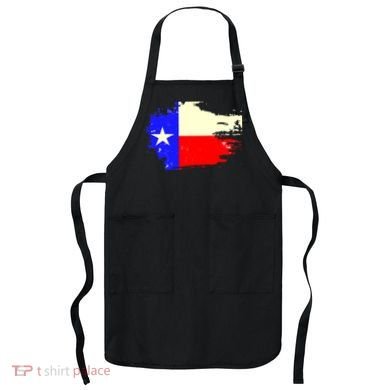 Grunge Texas Flag Apron