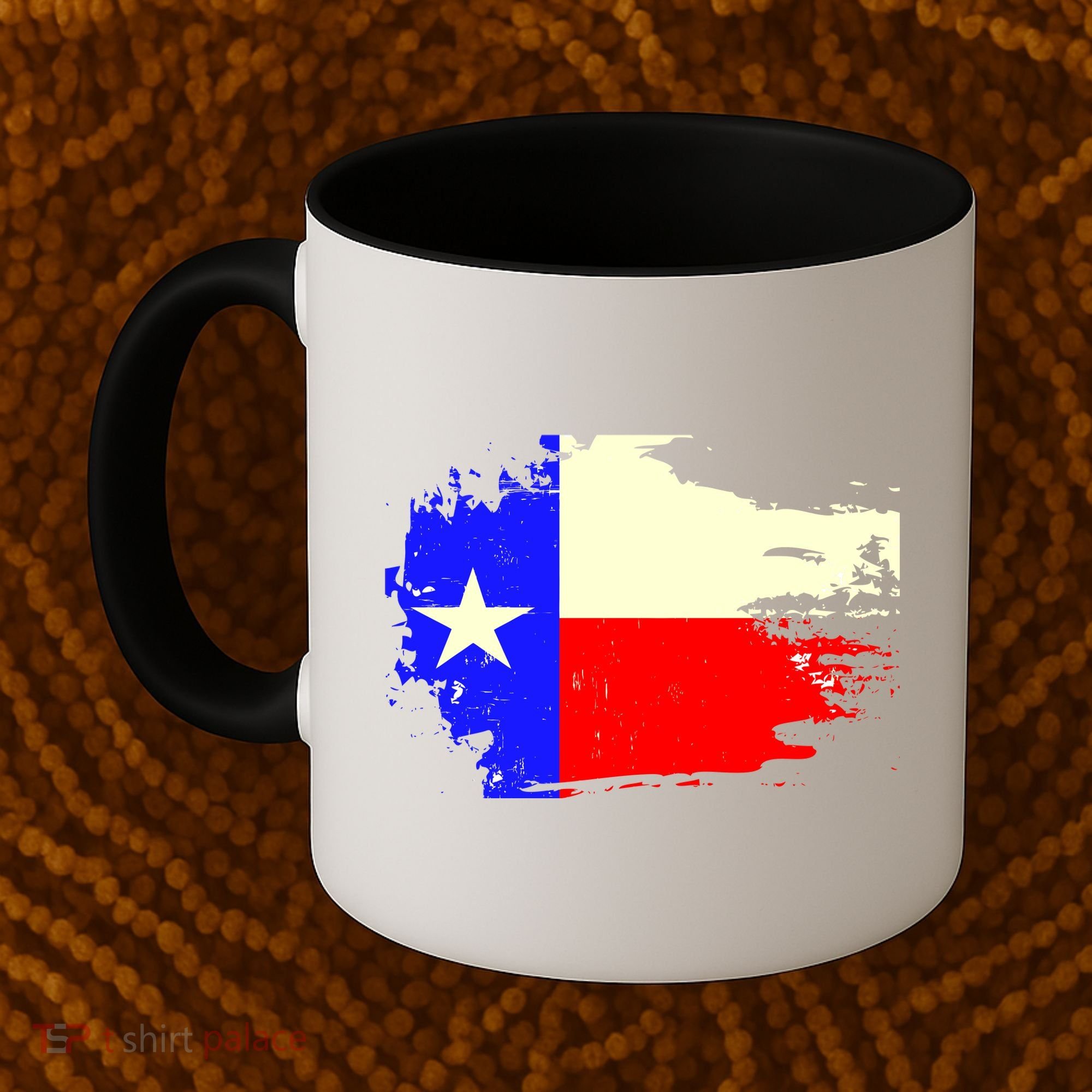Grunge Texas Flag Coffee Mug
