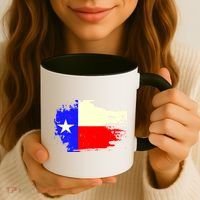 Grunge Texas Flag Coffee Mug thumb 3