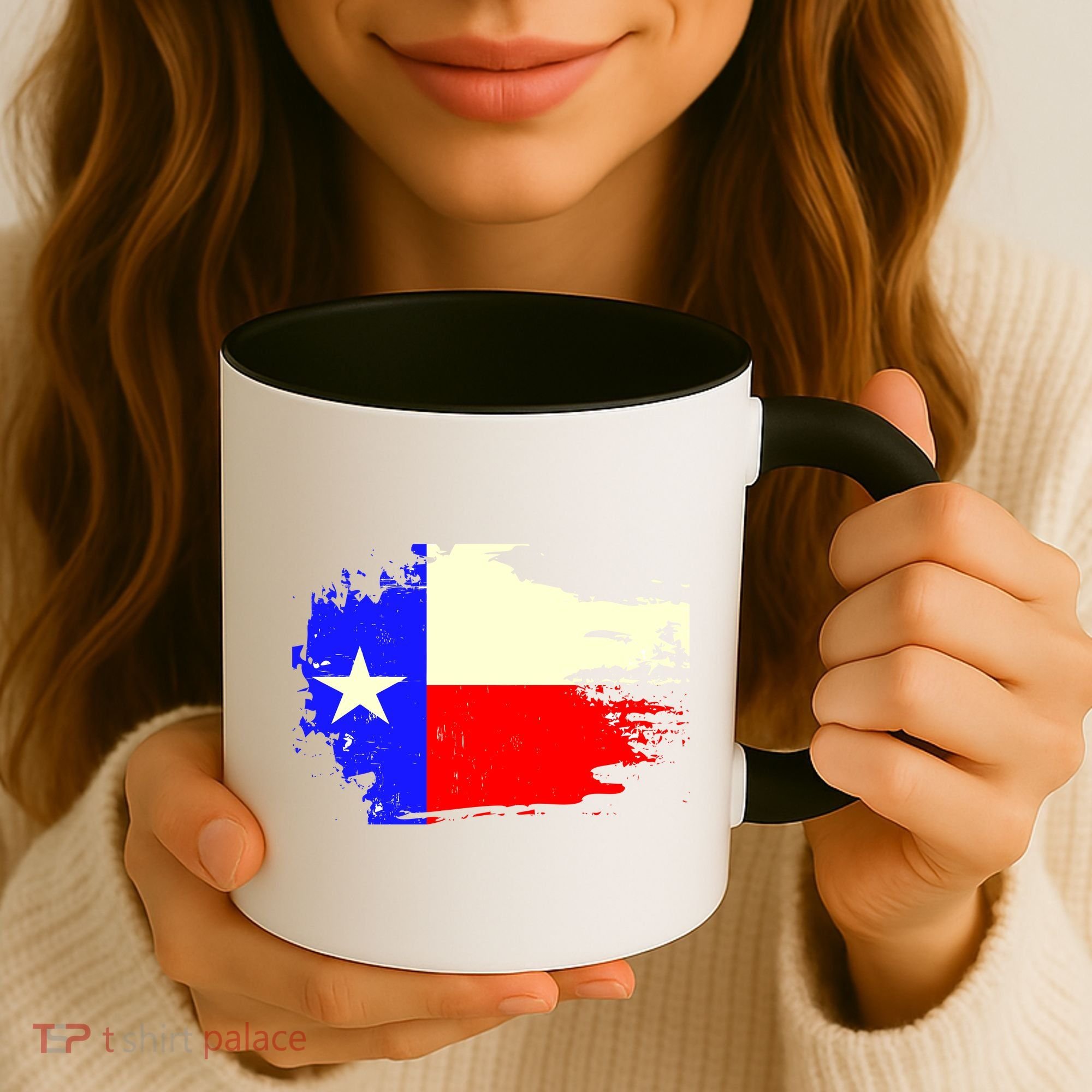 Grunge Texas Flag Coffee Mug