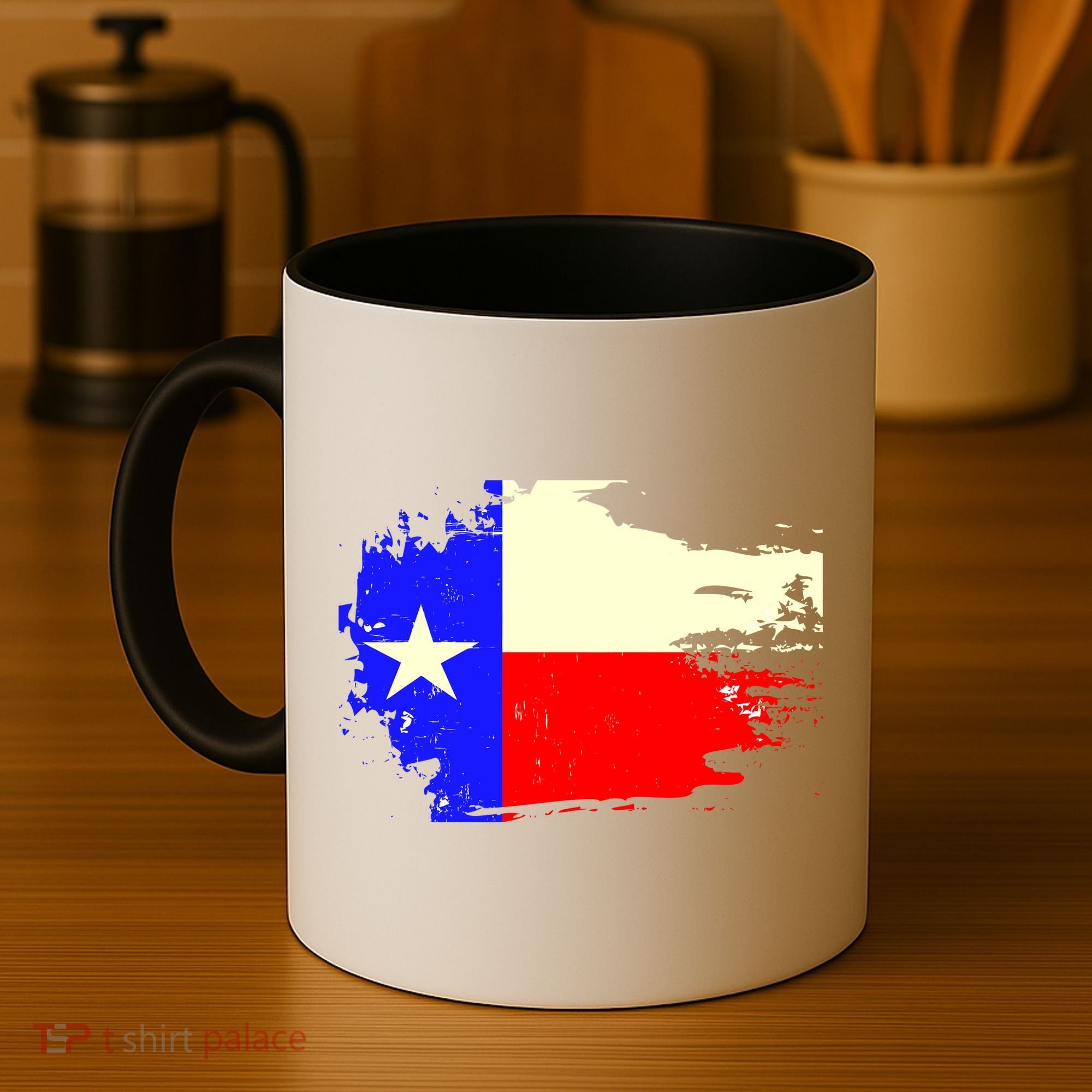 Grunge Texas Flag Coffee Mug