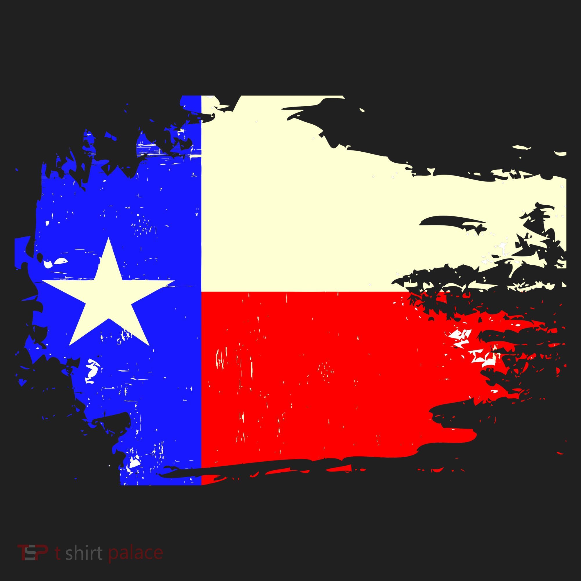 Grunge Texas Flag Beanie