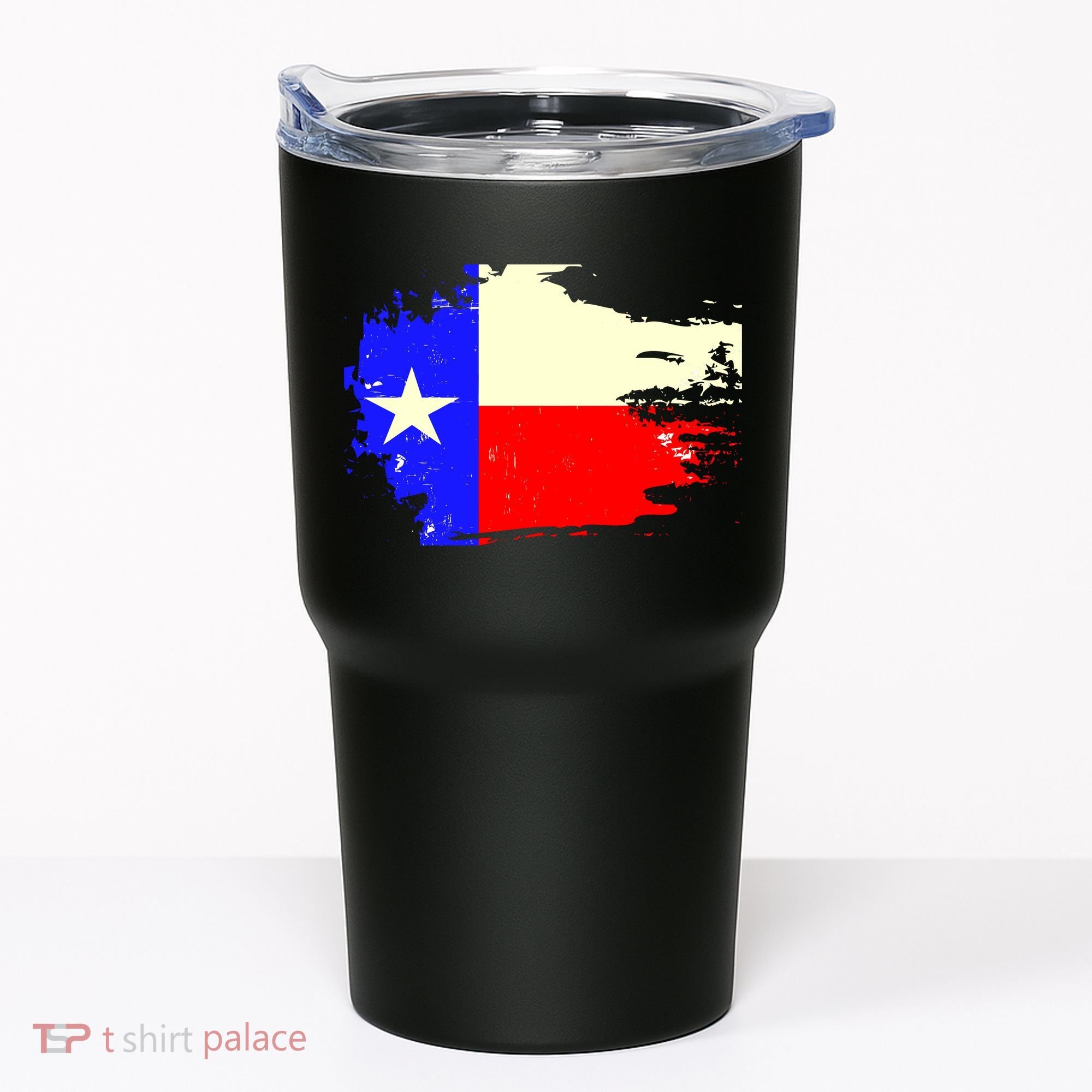 Grunge Texas Flag Tumbler
