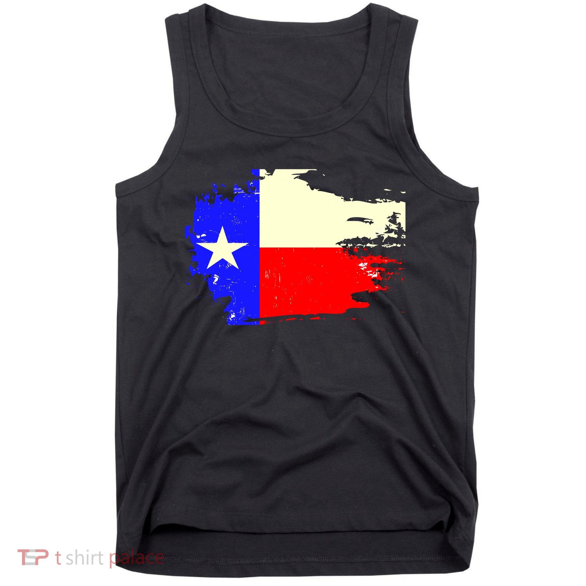 Grunge Texas Flag Tank Top