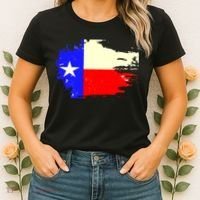 Grunge Texas Flag Women's T-Shirt thumb 2
