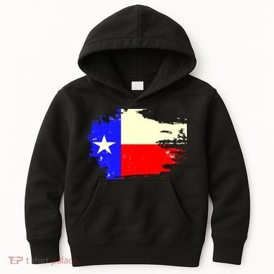 Grunge Texas Flag Kids Hoodie