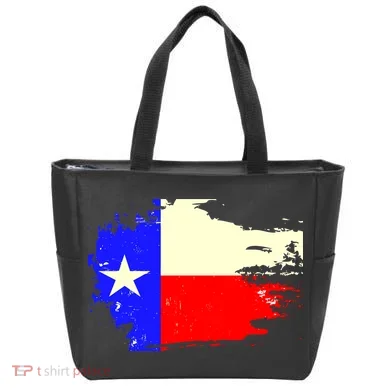 Grunge Texas Flag Tote Bag