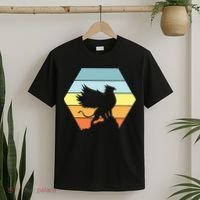 Griffin Retro Vintage Sunset Lion Eagle Mythical Creature T-Shirt thumb 2