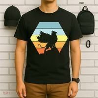 Griffin Retro Vintage Sunset Lion Eagle Mythical Creature T-Shirt thumb 6