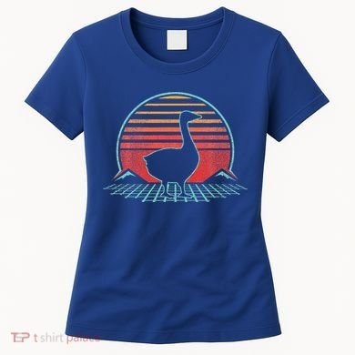 Goose Retro Vintage 80s Style Women's T-Shirt