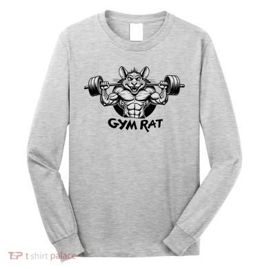 Gym Rat Workout Long Sleeve Shirt