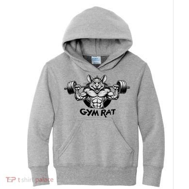Gym Rat Workout Kids Hoodie