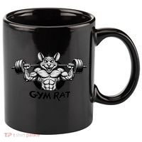 Gym Rat Workout 11oz C Handle Ceramic Mug thumb 0