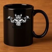 Gym Rat Workout 11oz C Handle Ceramic Mug thumb 3