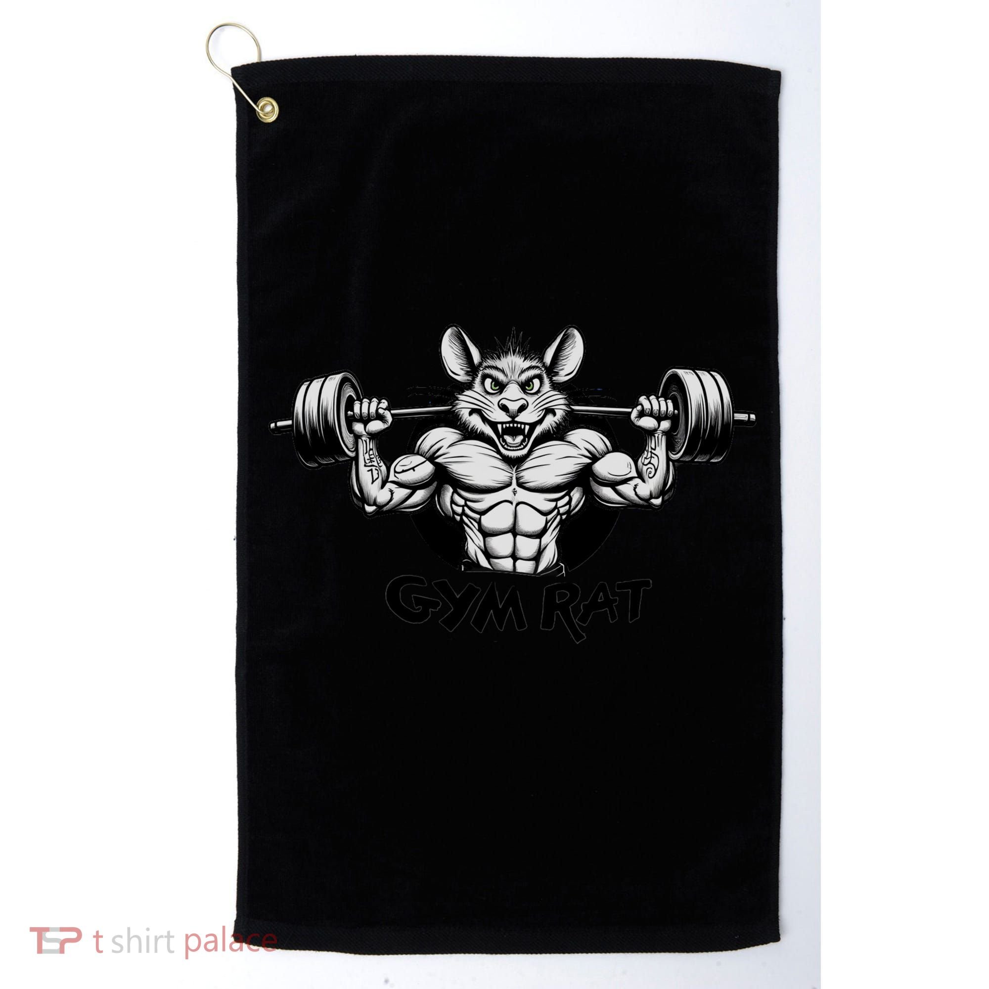 Gym Rat Workout Golf Towel