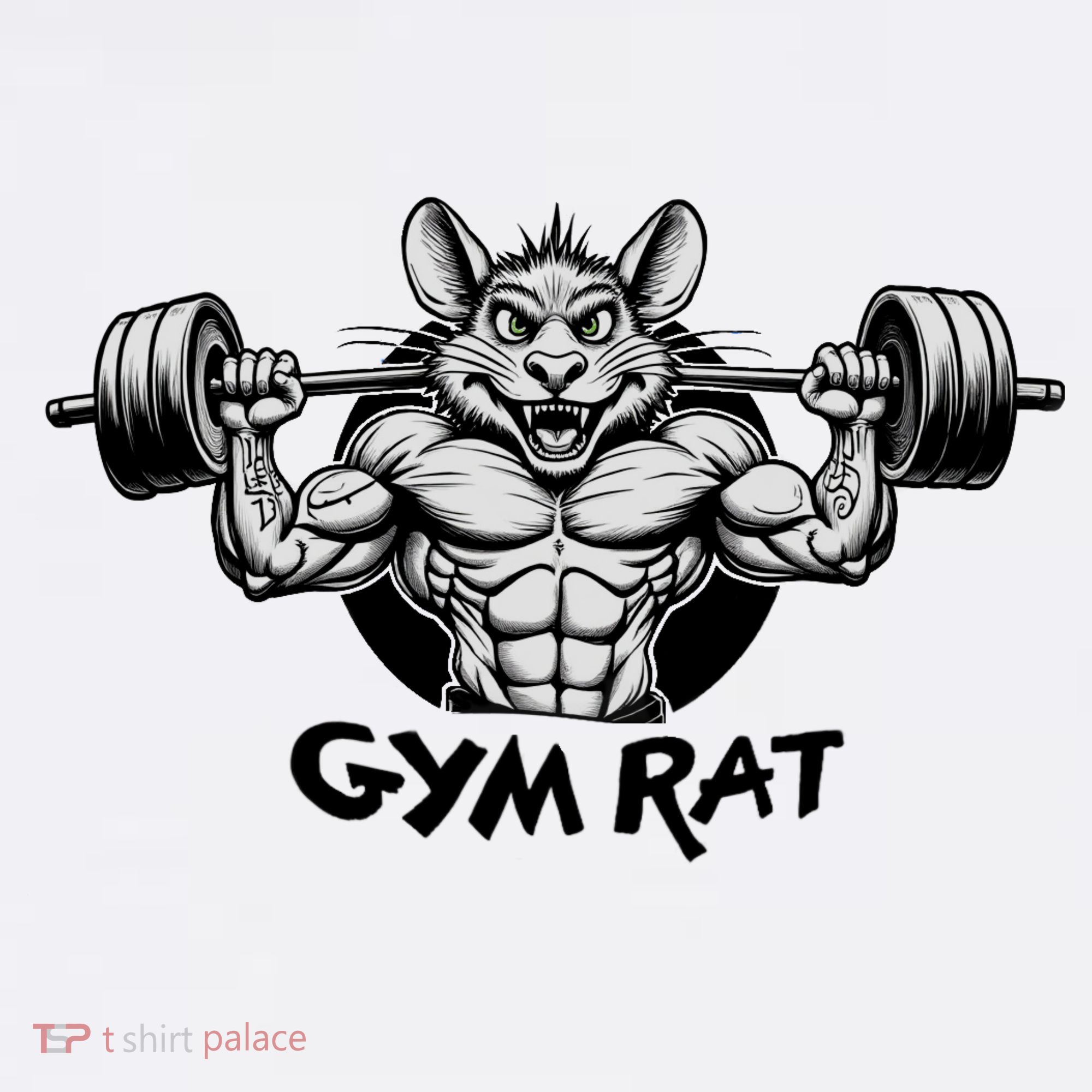 Gym Rat Workout Comfort Colors Garment-Dyed Hooded Sweatshirt