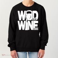 Gym Rats Wod Now Wine Later Gift Women's Sweatshirt thumb 0